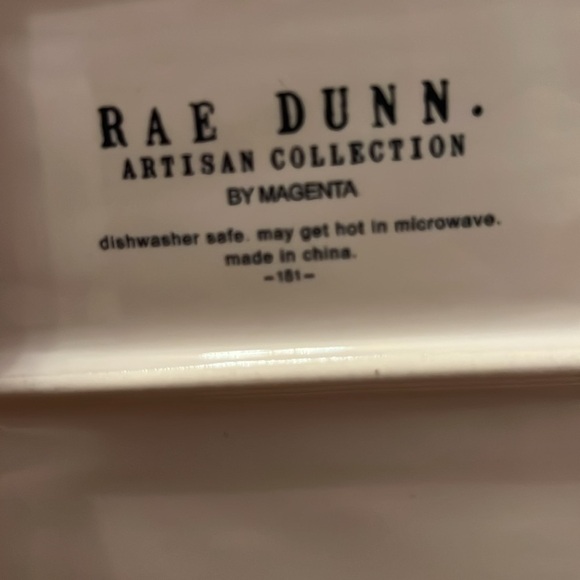 RAE DUNN Artisan Collection by Magenta Serving Platter - Picture 4 of 6